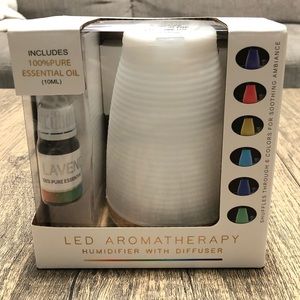 Aromatherapy LED Humidifier with Diffuser